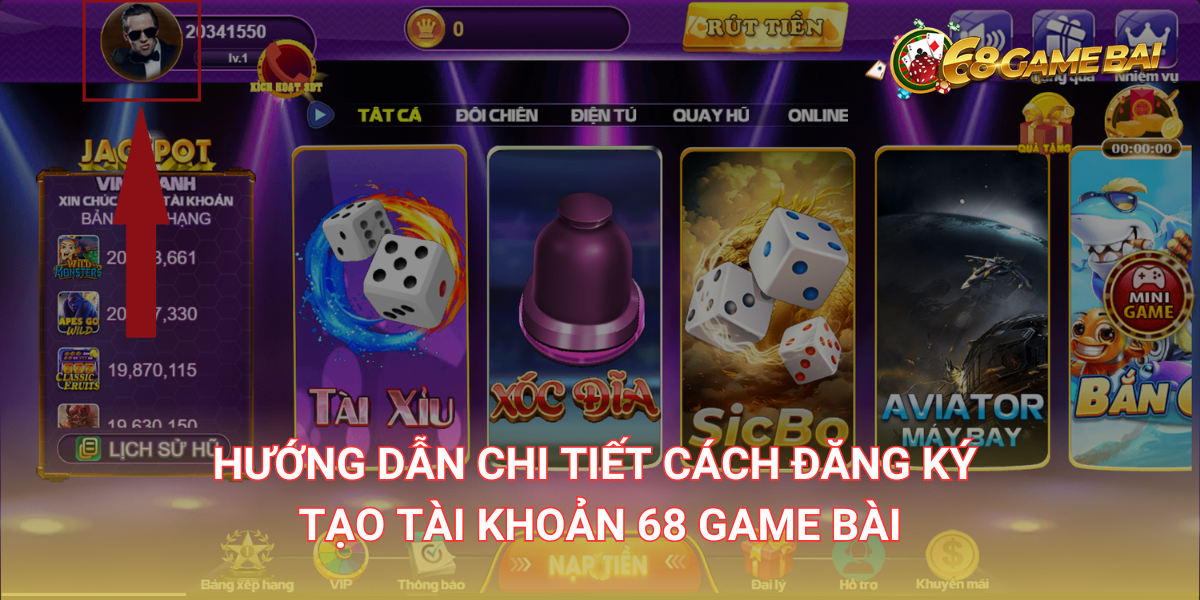 Hướng dẫn cách đăng ký 68 Game Bài năm 2025 1 Hướng dẫn chi tiết cách đăng ký 68 Game Bài