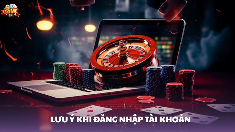 Lưu ý khi truy cập tài khoản 68 Game Bài