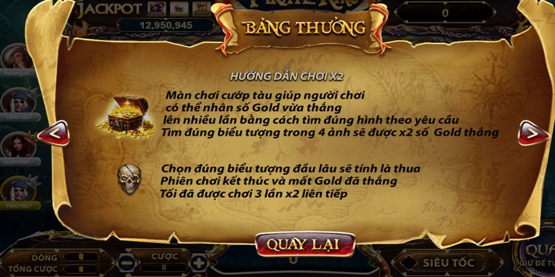 Cổng game sẽ tự động kiểm tra kết quả trao thưởng cho bạn nếu bạn thắng
